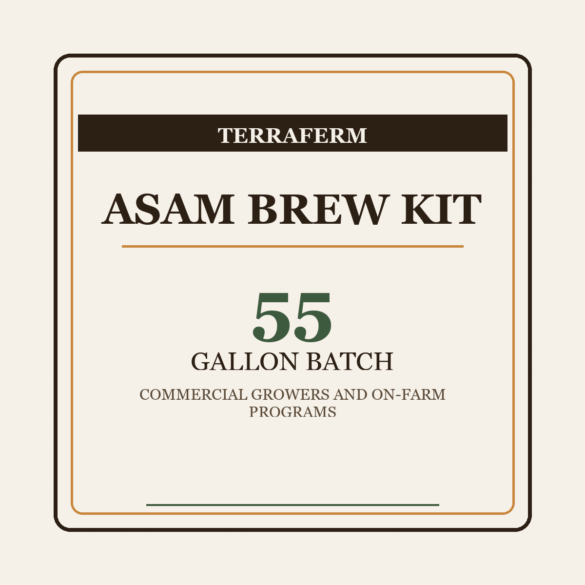 ASAM Brew Kit - 55 Gallon Batch