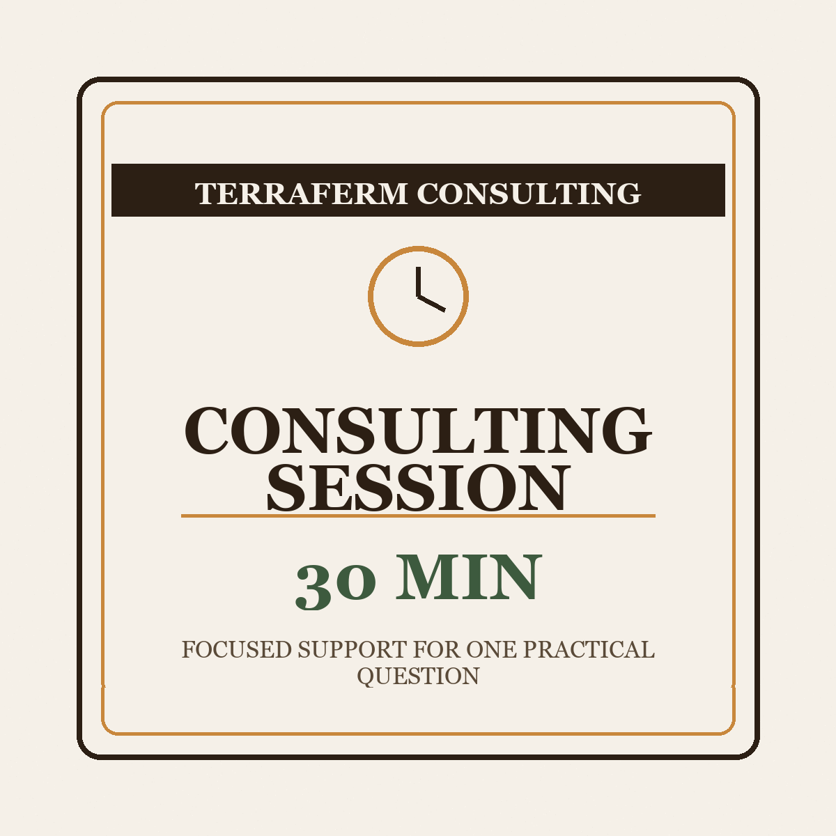 30-Minute Consulting Session